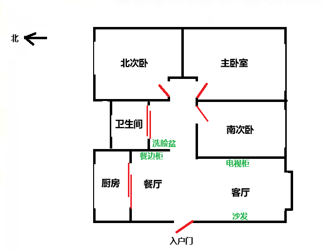 低價甩賣--廣饒陳官圣澤錦苑3室住房