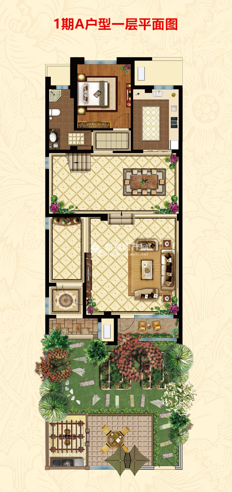 1期联排a户型一层边户