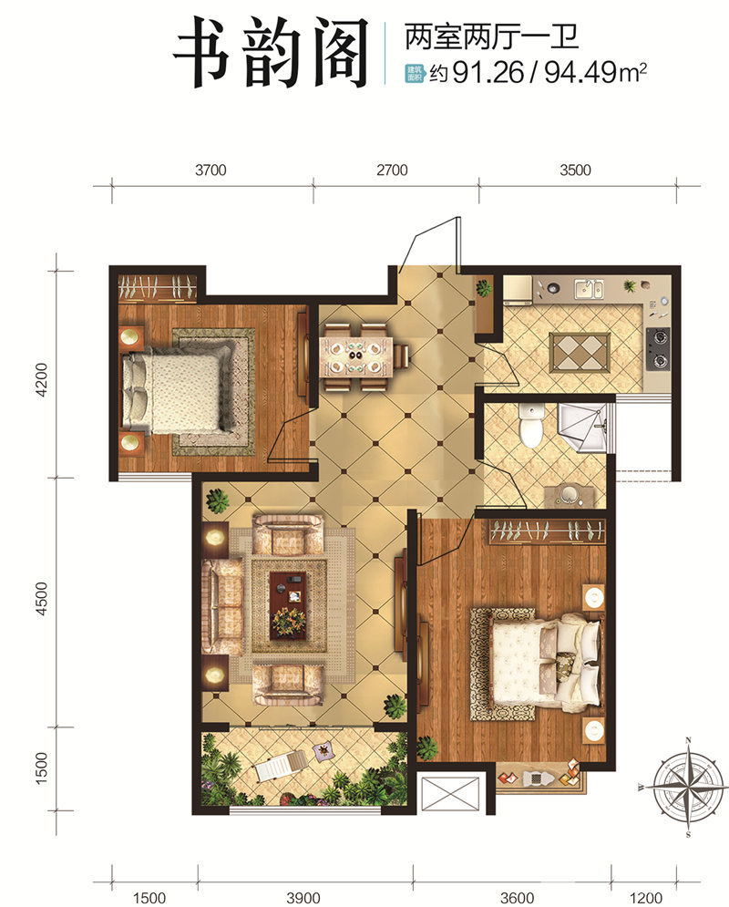 翰林府邸户型图