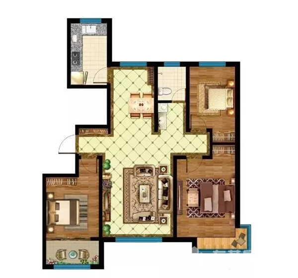 各位海通·乐安郡的准业主 正式成为高品质住房的享受者 户型鉴赏