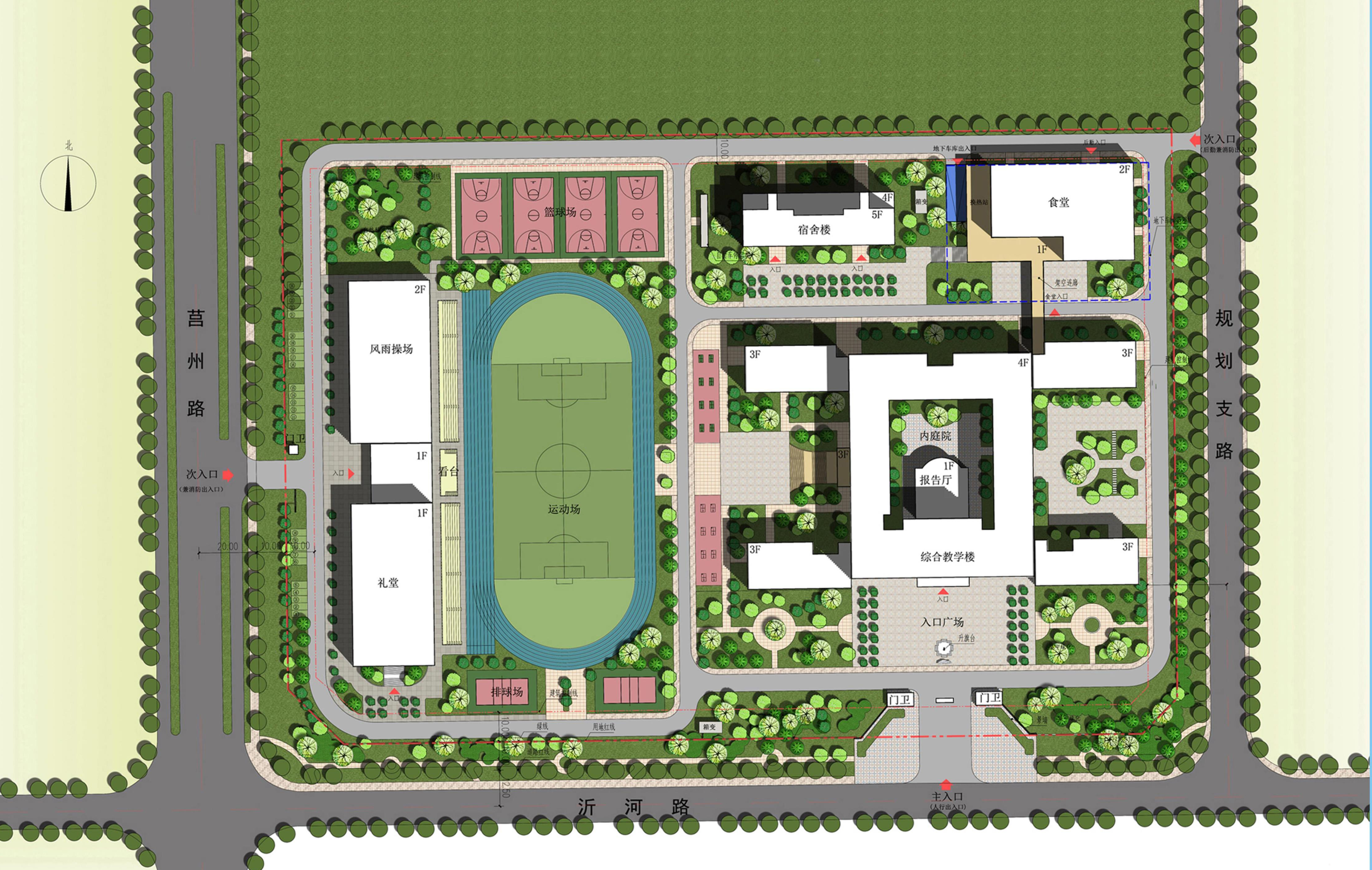 东营新建学校规划图图片