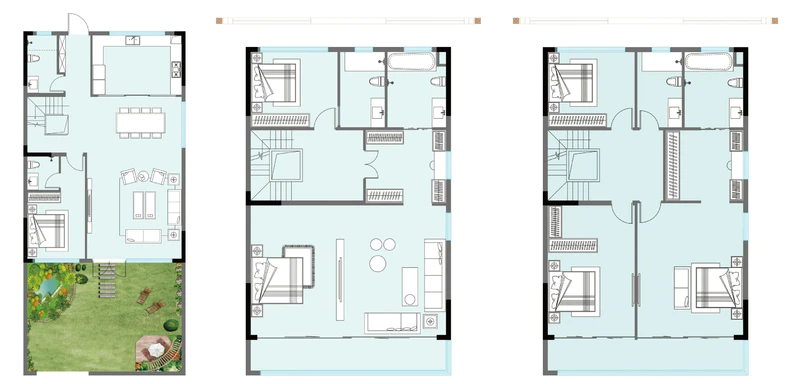 枕水戶型 建面約360㎡ 6室2廳6衛 枕水戶型 建面約360㎡ 6室2廳6衛